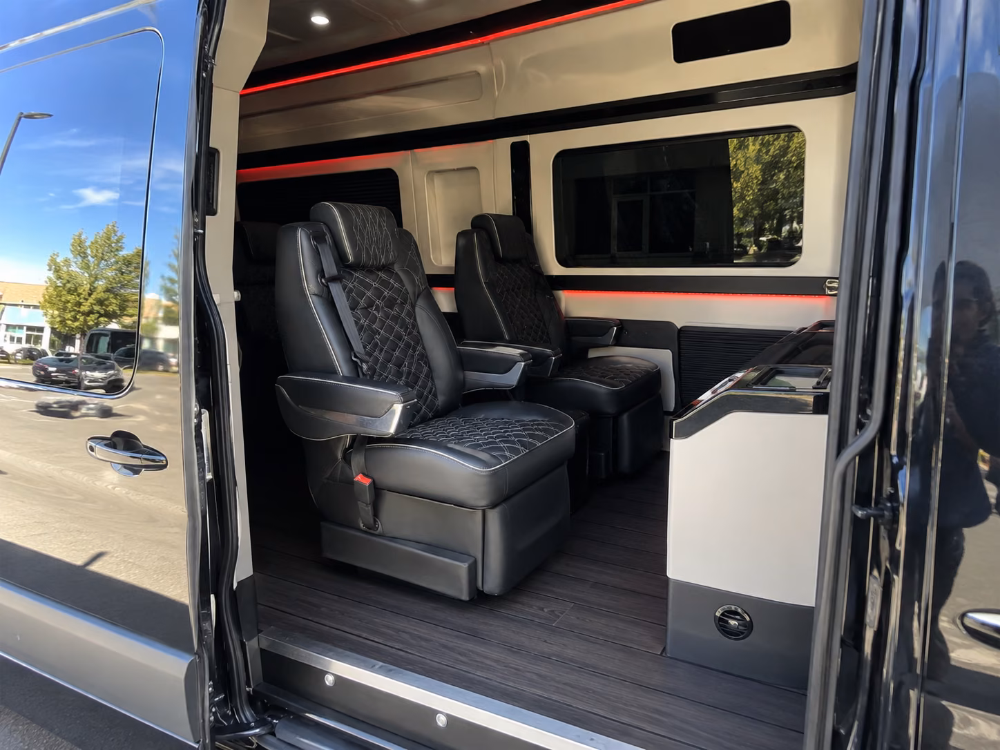 15 passenger sprinter van interior