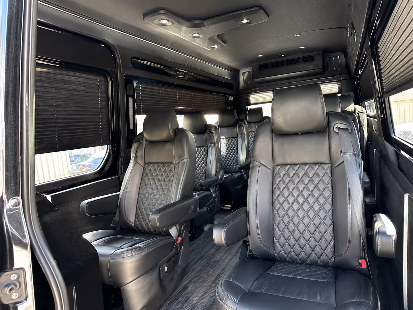 fort lauderdale 10 passenger sprinter van interior