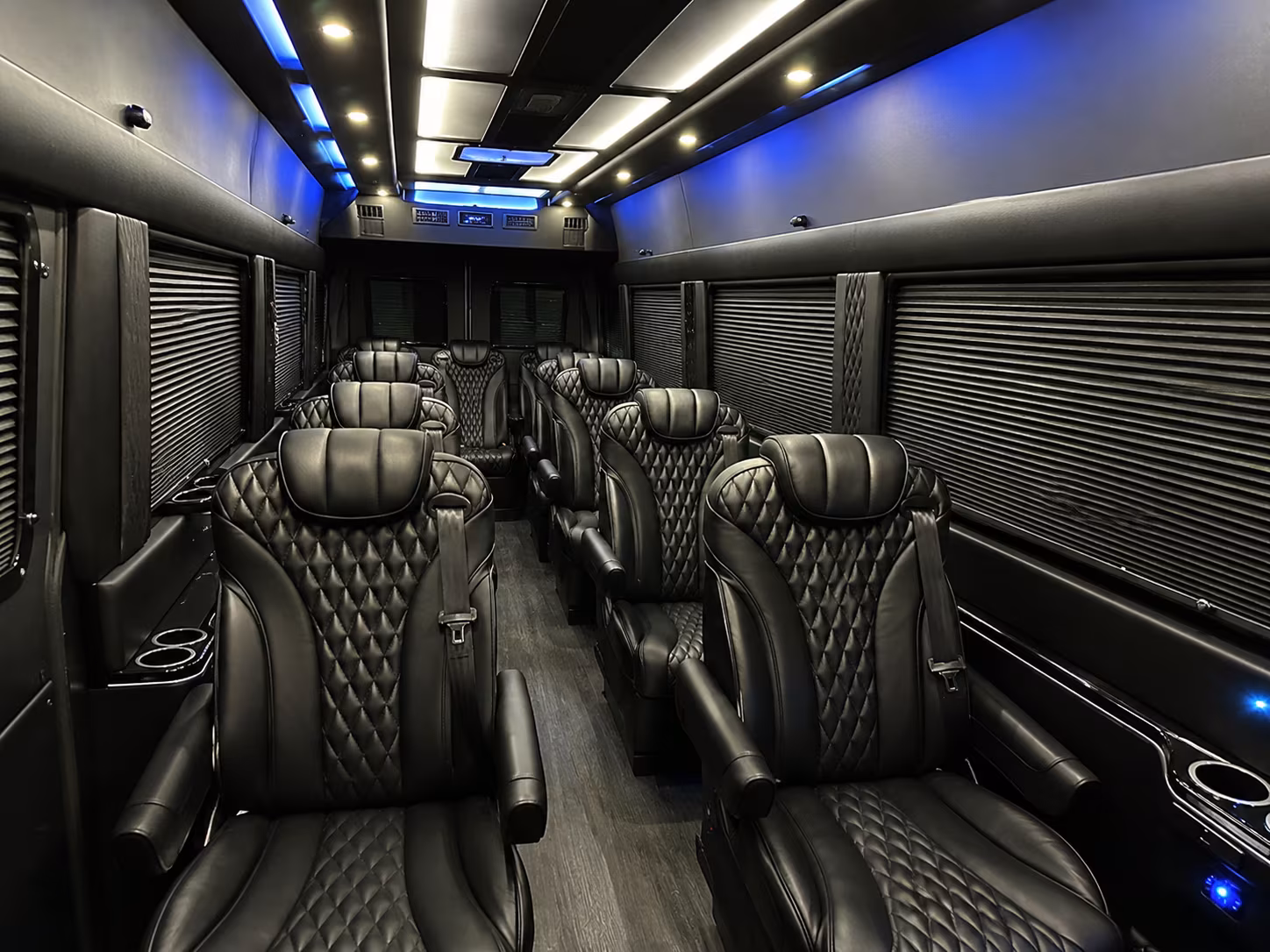 fort lauderdale 20 passenger sprinter van inside