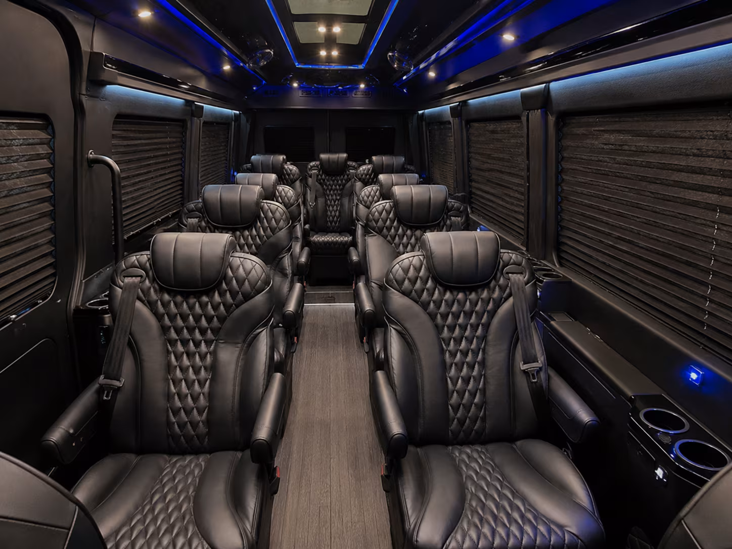 fort lauderdale 8 passenger sprinter van inside
